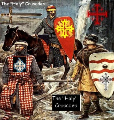 THE HOLY CRUSADERS SHED BLOOD IN THE NAME OF CHRIST AND THE CHURCH