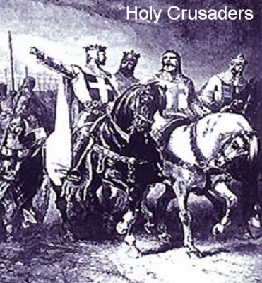 HOLY CRUSADERS SPREAD CHRISTIAINITY BY BRUAL FORCE