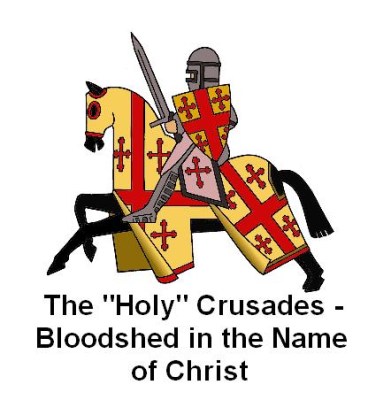 BLOODSHED IN THE NAME OF CHRIST WAS CALED THE HOLY CRUSADES